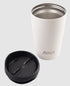 Oasis S/s Double Wall Insulated Travel Cup 380ml - Alabaster Travel Mugs The Cooks Kitchen 