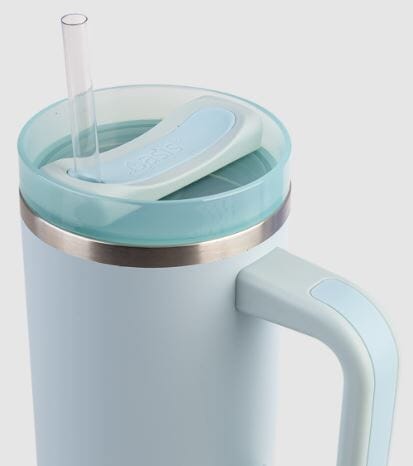 Oasis Commuter Travel Tumbler 1.2l - Stainless Steel Double Wall Insulated - Sea Mist Insulated Bottles The Cooks Kitchen 