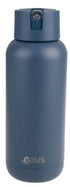 Oasis "moda" Ceramic Lined S/s Triple Wall Insulated Drink Bottle 1l - Indigo