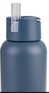Oasis "moda" Ceramic Lined S/s Triple Wall Insulated Drink Bottle 1l - Indigo Insulated Bottles The Cooks Kitchen 