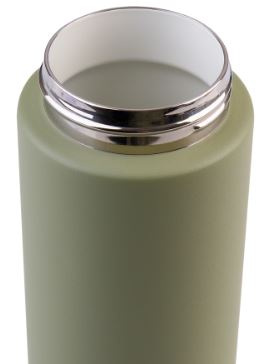 Oasis Ceramic Lined Stainless Steel Triple Wall Insulayted "moda" Drink Bottle 700ml - Olive Green