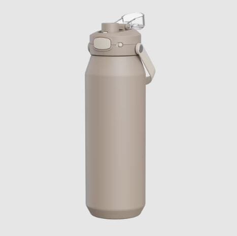 Oasis Ceramic Lined S/s Triple Wall Insulated "capri" Drink Bottle W/ Quick Release Lid 750ml - Latte Insulated Bottles The Cooks Kitchen 