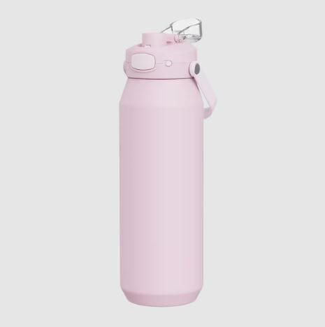 Oasis Ceramic Lined S/s Triple Wall Insulated "capri" Drink Bottle W/ Quick Release Lid 750ml - Pink Lemonade Insulated Bottles The Cooks Kitchen 