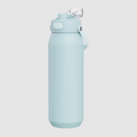 Oasis Ceramic Lined S/s Triple Wall Insulated "capri" Drink Bottle W/ Quick Release Lid 750ml - Sea Mist