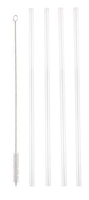 Oasis 'commuter' Travel Tumbler Straws S/4 With Cleaning Brush Barware Accessories The Cooks Kitchen 