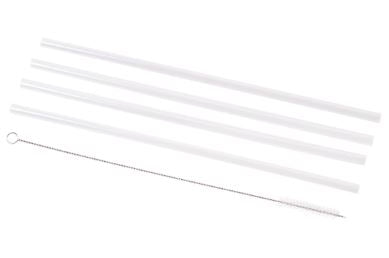 Oasis 'commuter' Travel Tumbler Straws S/4 With Cleaning Brush
