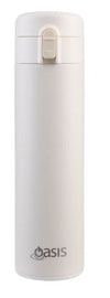 Oasis Stainless Steel Double Wall Insulated Flip Top Flask 480ml - Alabaster