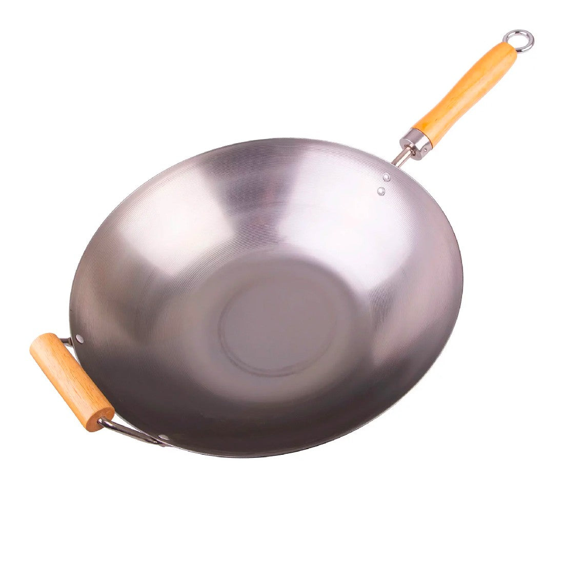 Carbon Steel Wok With Handle 36cm
