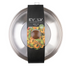 Evolv Stainless Steel And Glass Wok Lid 35cm