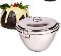 Daily Bake S/s Pudding Steamer 2l Mixing Bowls & Pudding Bowls The Cooks Kitchen 