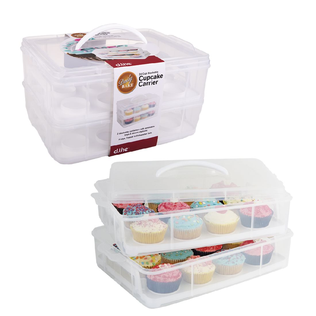 Quick Bake Stackable Cake Carriers For Bakers – The Cooks Kitchen