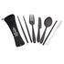 Appetito 6pce Stainless Steel Traveller's Cutlery Set Cutlery Sets The Cooks Kitchen 