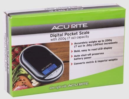 Acurite Digital Pocket Scale Scales The Cooks Kitchen 
