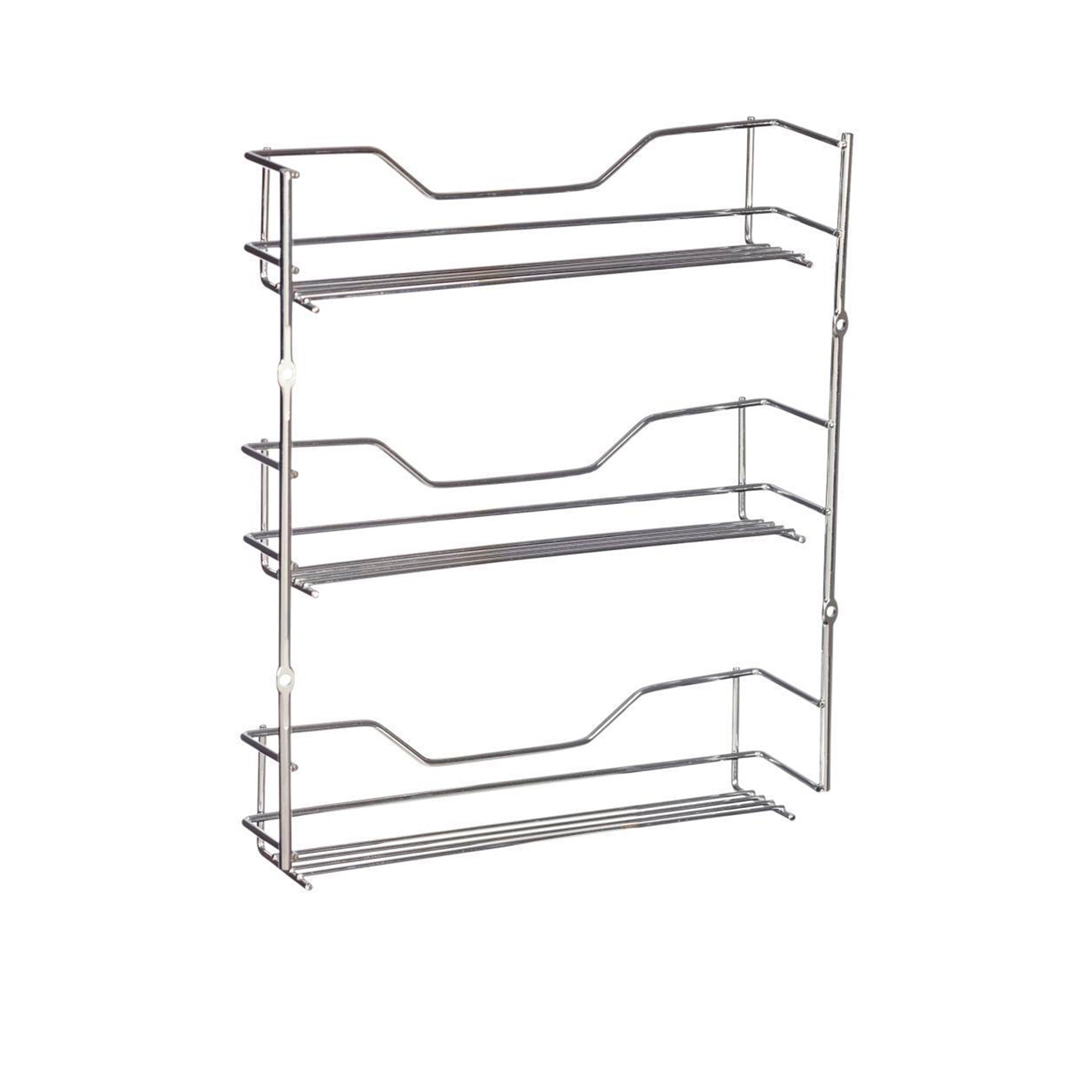 3 Tier Spice Rack - 18 Bottle Capacity - Chrome