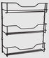 3 Tier Spice Rack - 18 Bottle Capacity - Black
