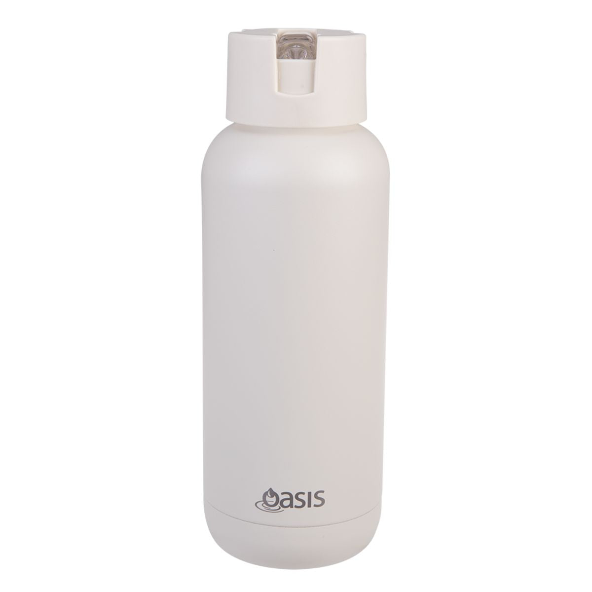 Oasis "moda" Ceramic Lined S/s Triple Wall Insulated Drink Bottle 1l - Alabaster Drink Bottles The Cooks Kitchen 
