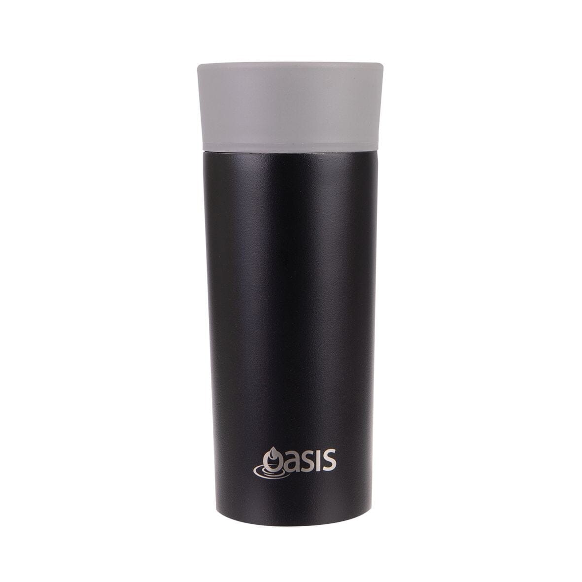 Oasis Stainless Steel Double Wall Insulated Travel Mug 360ml - Black Vacuum Flasks & Travel Mugs The Cooks Kitchen Mandurah 