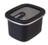 Oasis Microwave Safe Rectangular Stainless Steel Container 500ml Black
