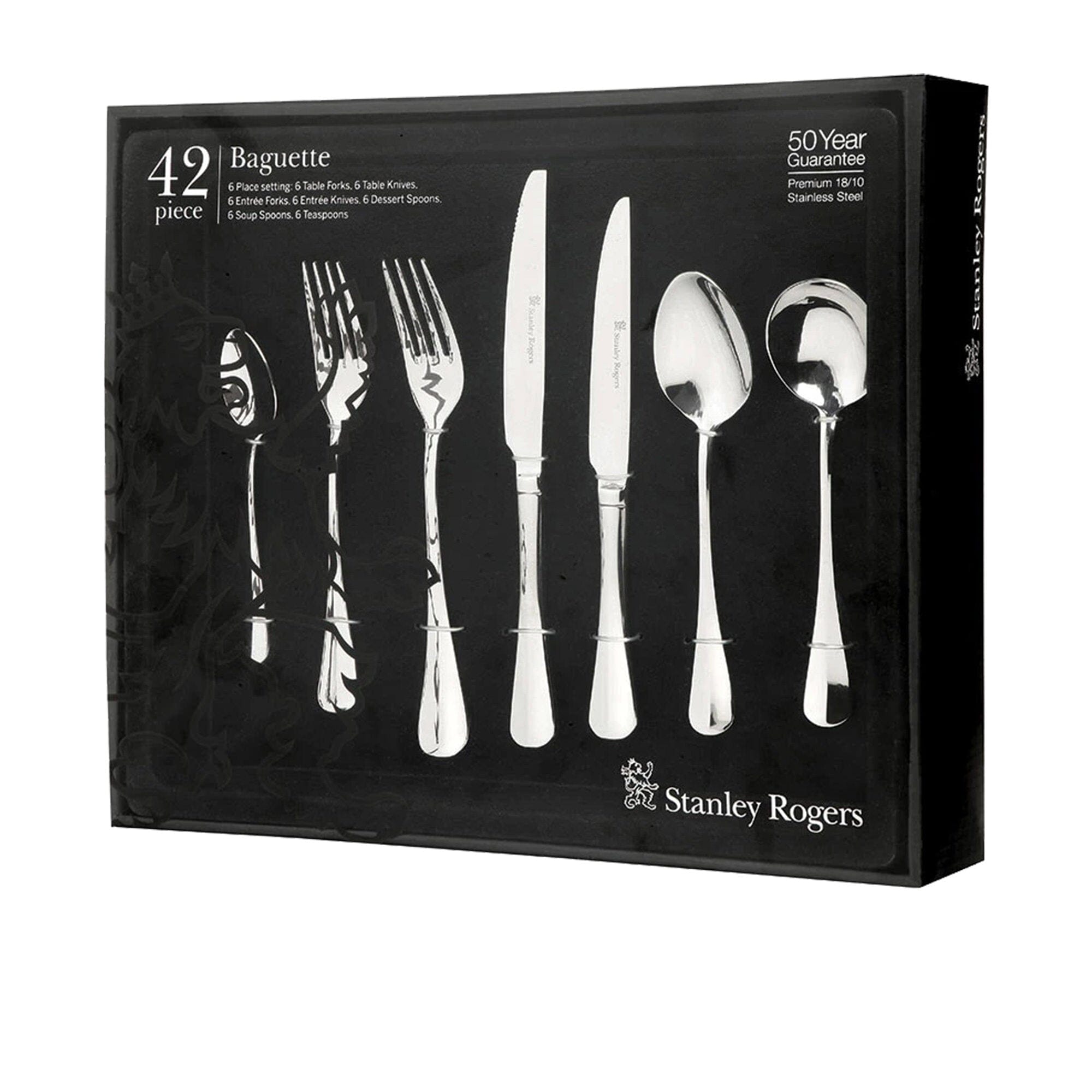 Stanley Rogers Baguette 56 Piece Set Cutlery Sets The Cooks Kitchen Mandurah 