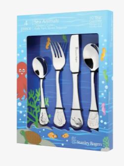 Stanley Rogers Sea Animals Children Kids Cutlery Set Stainless Steel 4pc