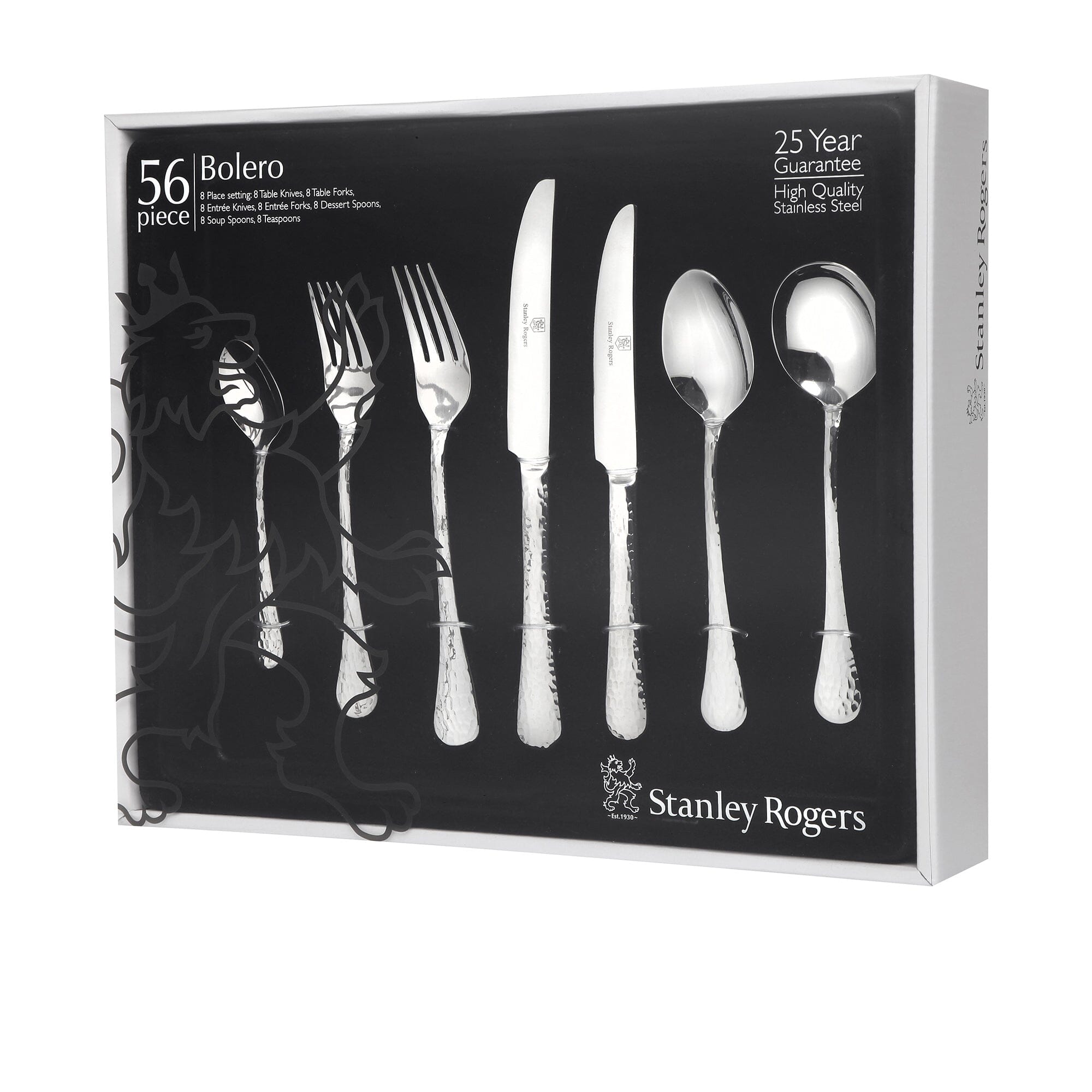 Stanley Roger Bolero 56pc Set Cutlery Sets The Cooks Kitchen 