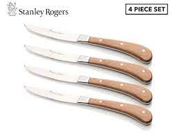 Stanley Rogers Pistol Grip Steak Knife Set Of 4 - Distressed
