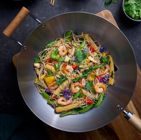 Pyrolux Wok With Hekper Handle 36cm