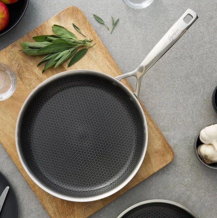 Pyrolux Pyrohex Fry Pan Set 20 & 28cm Frypan - Chef Pan - Saute Pan The Cooks Kitchen 