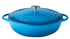 Pyrolux Pyrochef Round Chef Pan 30cm/5l Ocean Blue Enameled Cast Iron The Cooks Kitchen 