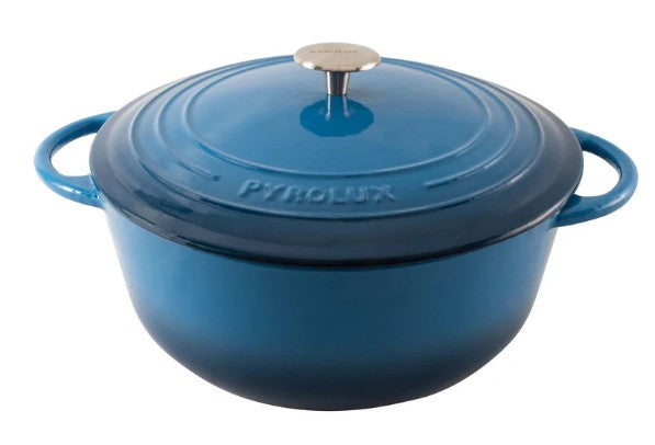 Pyrolux Pyrochef 20cm/2l Round French Oven Ocean Blue