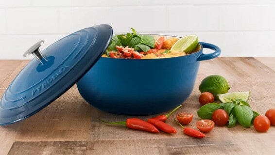 Pyrochef Blue 24cm/4l Casserole Casseroles & Stockpots The Cooks Kitchen 