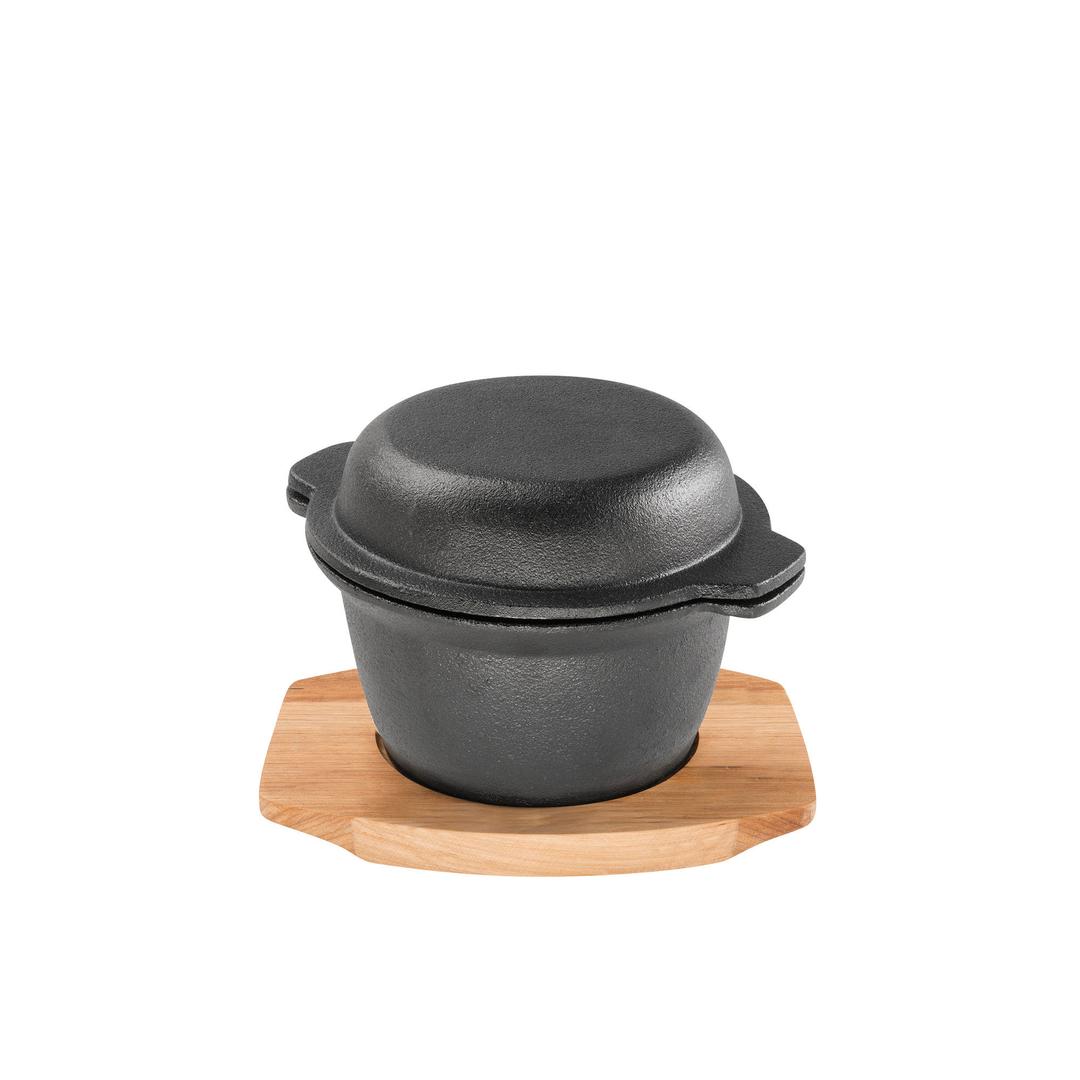 Pyrocast - 11.8cm Garlic Prawn Pot /w Tray 