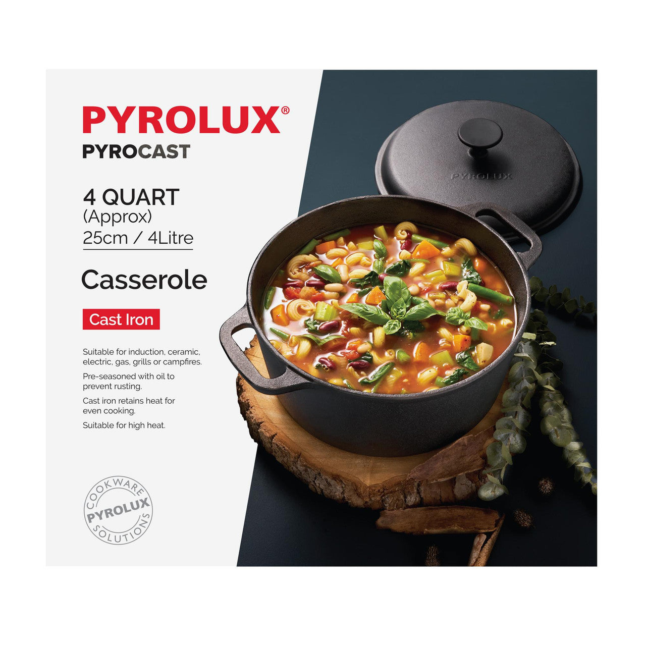 Pyrocast Casserole 25cm/4l