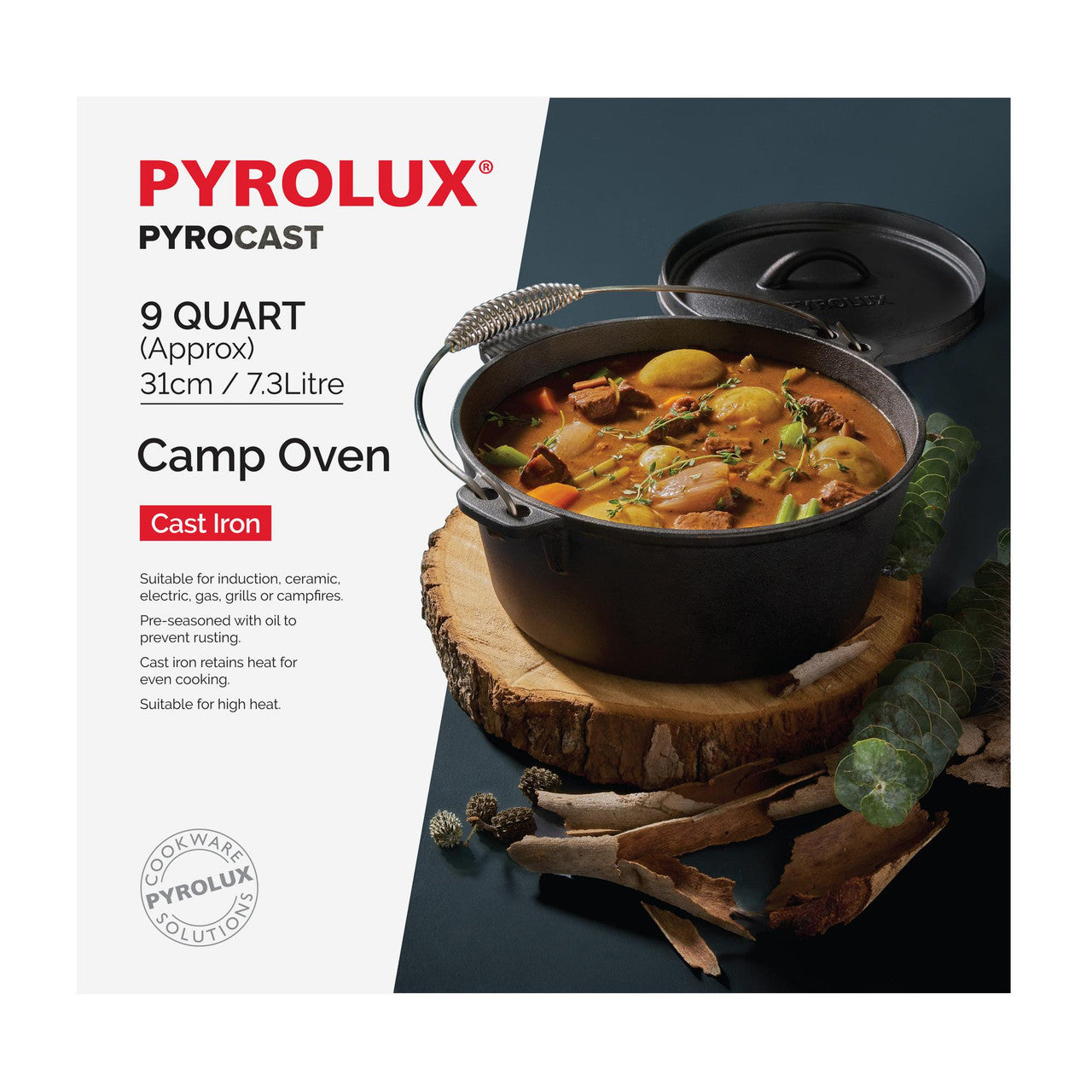 Pyrocast Camp Oven 31cm/7.3l