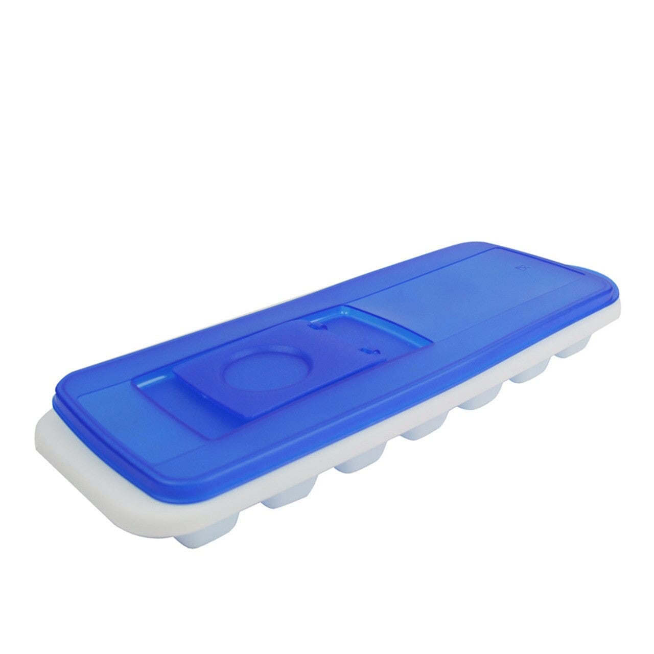 Avanti Ice Cube Tray With Pour Through Lid - Blue/white Ice Trays - Tongs & Crushers The Cooks Kitchen Mandurah 