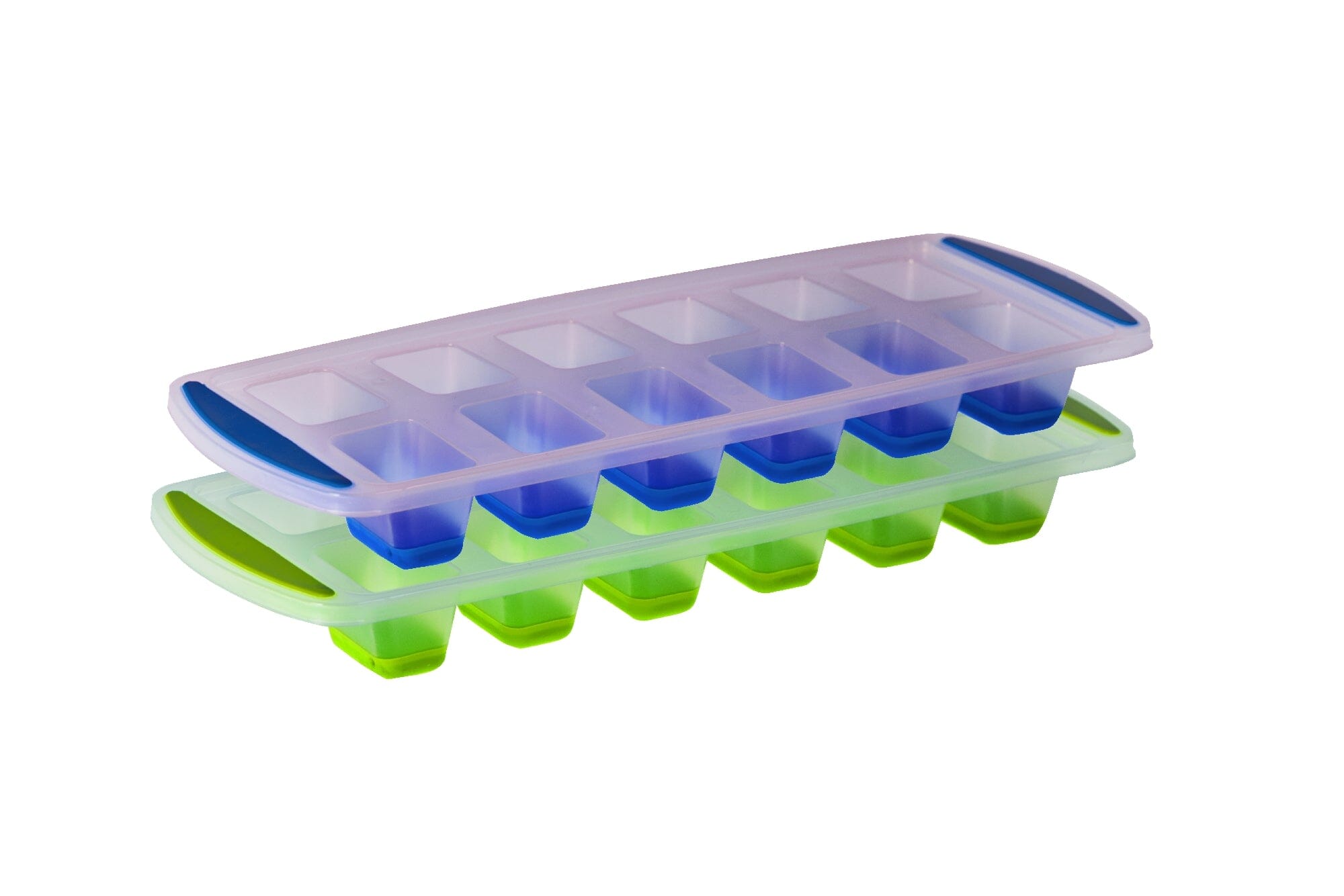 Avanti 12 Cup Pop Release Ice Cube Tray - Set Of 2 - Blue/green Ice Trays - Tongs & Crushers The Cooks Kitchen 