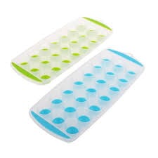 Avanti 21 Round Cup Pop Release Ice Cube Tray - Set Of 2 - Blue/green Ice Trays - Tongs & Crushers The Cooks Kitchen Mandurah 