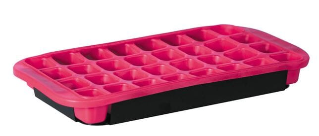 Avanti Ice Cube Tray W/base Tray 32 Blocks - Pink Ice Trays - Tongs & Crushers The Cooks Kitchen 