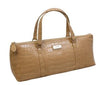 Avanti Insulated Wine Purse Beige Crocodile Skin