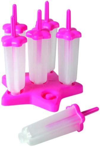 Avanti Star Ice Blocks 6pc Set Pink Ice Trays - Tongs & Crushers The Cooks Kitchen 