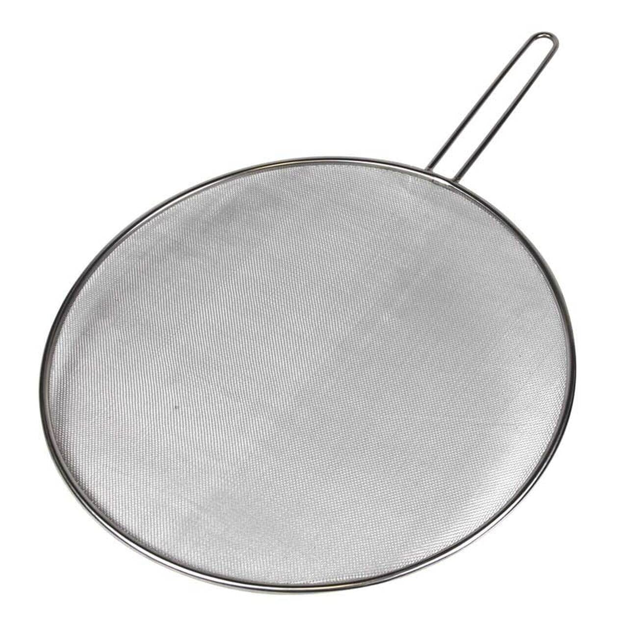 Avanti Splatter Screen 33cm S/s With Wire Handle Lids & Splatter Guards The Cooks Kitchen Mandurah 