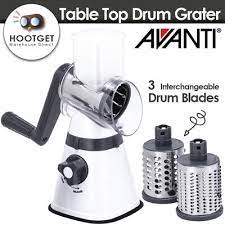 Avanti Table Top Drum Grater With 3 Blades