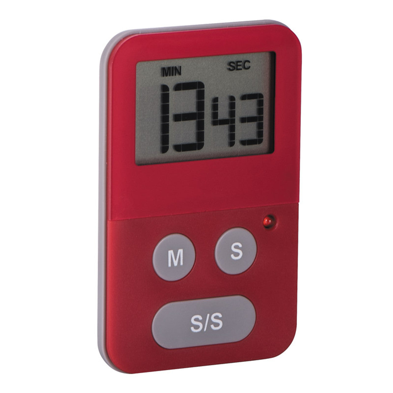 Avanti Digital Slim Kichen Timer With Light - Red