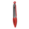 Avanti 23cm Silicone Tong With Stainless Steel Handle Red