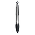 Silicone Tongs With Stainless Steel Handle 30cm - Black