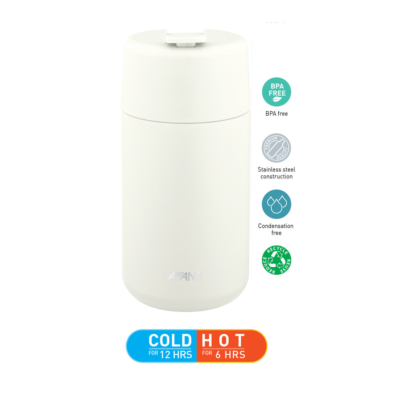 Avanti Brew Travel Cup 400ml - Sand Dune