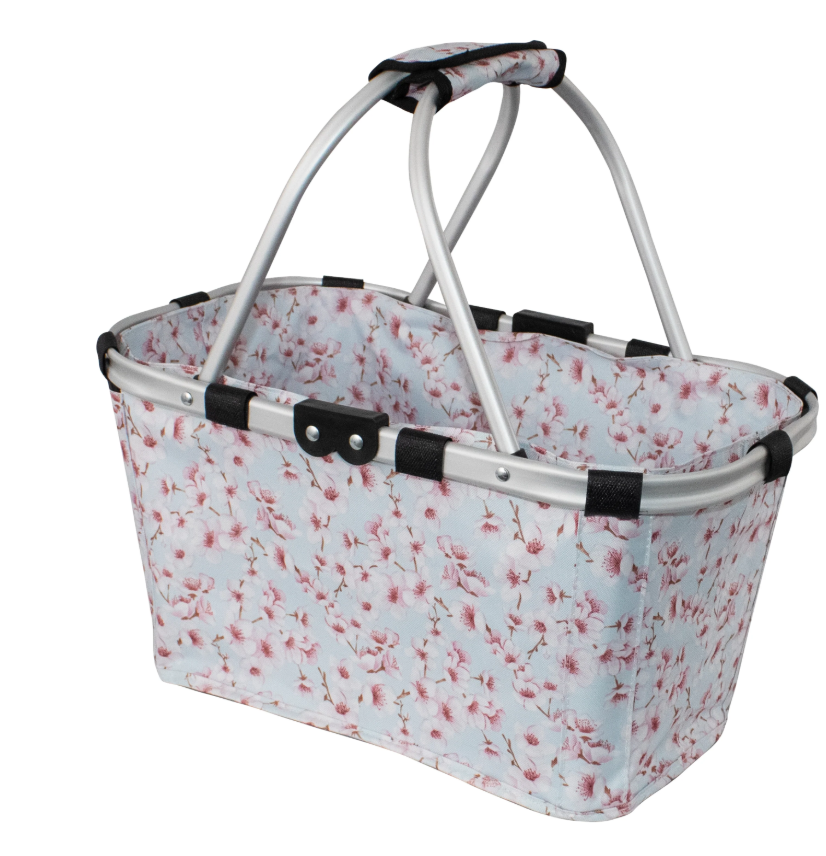 Karlstert Two Handle Foldable Carry Basket - Blossoms