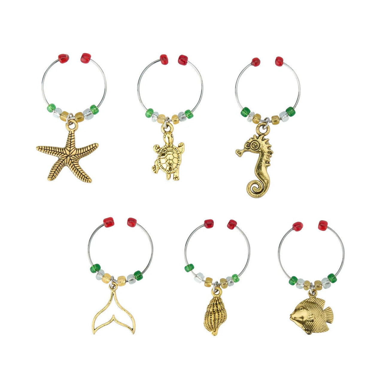 Avanti Wine Charms - Sealife