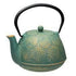 Avanti 1.2l Daisy Teapot Cast Iron Tea Pot W Lid Infuser Teal/gold Teapots & Infusers The Cooks Kitchen Mandurah 