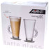 Avanti Latte Glass - Set Of Two Mugs - Cups & Saucers The Cooks Kitchen 